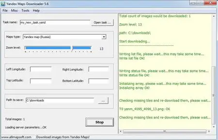 AllMapSoft Yandex Maps Downloader 5.6