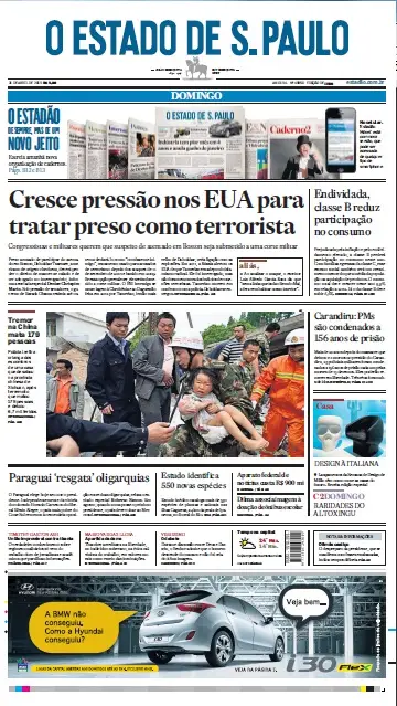 Jornal O Estado de SP em PDF, Domingo, 21 de Abril 201