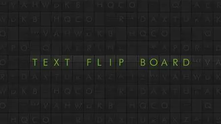Text Flip Board - Project for After Effects (VideoHive)
