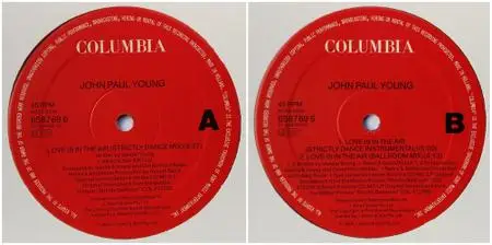 John Paul Young - Love Is In The Air (UK 12" single) (vinyl rip) (1978) {1992 Columbia}