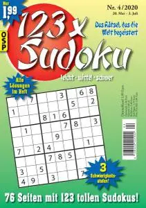 123 x Sudoku Nr.4 - 20 Mai 2020