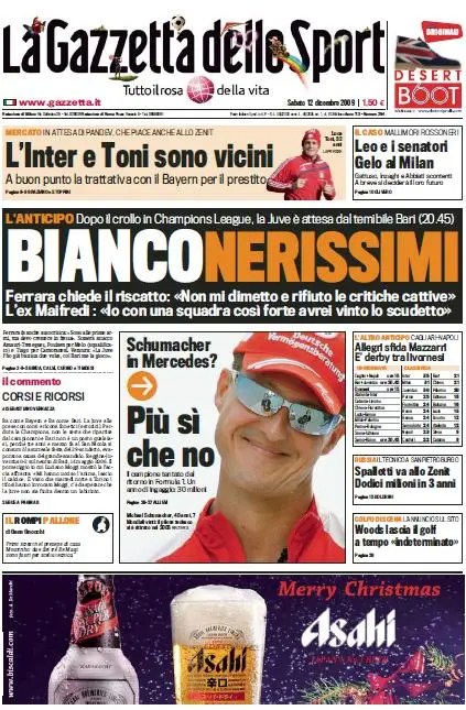 La Gazzetta dello Sport (12-12-09)