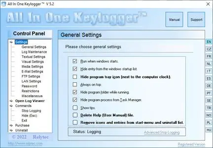 Relytec All In One Keylogger 5.2 Multilingual