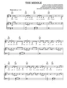 The Middle - GREY, Maren Morris, Zedd, Zedd, Maren Morris & Grey (Piano-Vocal-Guitar)
