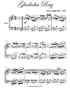 «Gladiolus Rag Easy Piano Sheet Music» by Scott Joplin