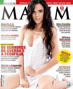 Brendha Haddad in Maxim Brazil