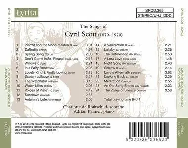 Charlotte de Rothschild & Adrian Farmer - The Songs of Cyril Scott (2018)