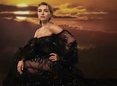 Florence Pugh by Jem Mitchell for Netflix Queue November 2022