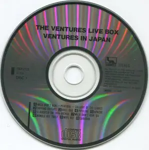 The Ventures - Live Box, Vol. 1 (1992) {4CD Set, Liberty ‎Japan TOCP-7125~28 rec 1965-1968}