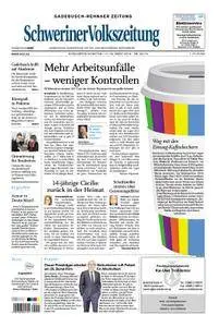Schweriner Volkszeitung Gadebusch-Rehnaer Zeitung - 17. März 2018