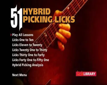 Lick Library - Stuart Bull - 51 Hybrid Picking Licks