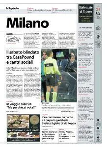 la Repubblica Milano - 24 Febbraio 2018