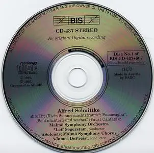 Alfred Schnittke - Faust Cantata and other works - Malmö Symphony Orchestra (1989) {BIS Schnittke Edition, BIS-437} (Item #3)