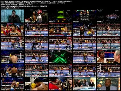 Manny Pacquiao vs. Shane Mosley WBO Welterweight Title Fight 