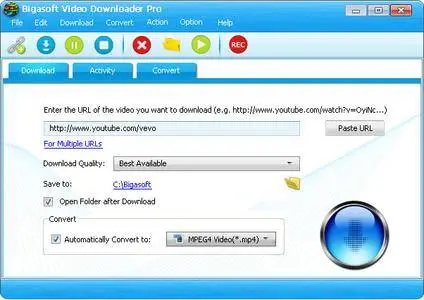 Bigasoft Video Downloader Pro 3.12.8.6141 Multilingual Portable
