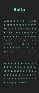 Bulta Typeface