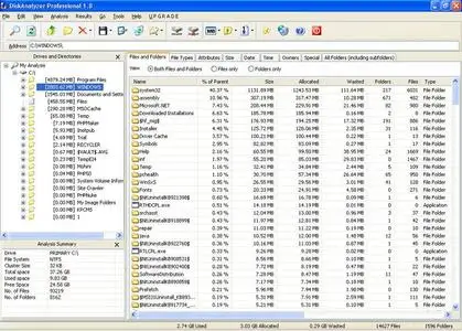DiskAnalyzer Professional ver. 1.8