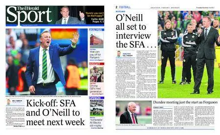 The Herald Sport (Scotland) – November 16, 2017
