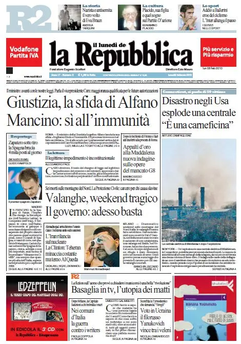 La Repubblica (08-02-10)