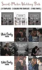 CreativeMarket - 18 Instagram Wedding Templates