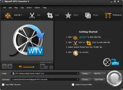 Bigasoft WTV Converter 5.8.0.8857 Multilingual Portable