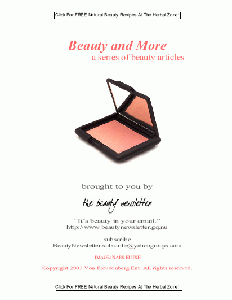 Beauty and More - A Series Of Beauty Articles