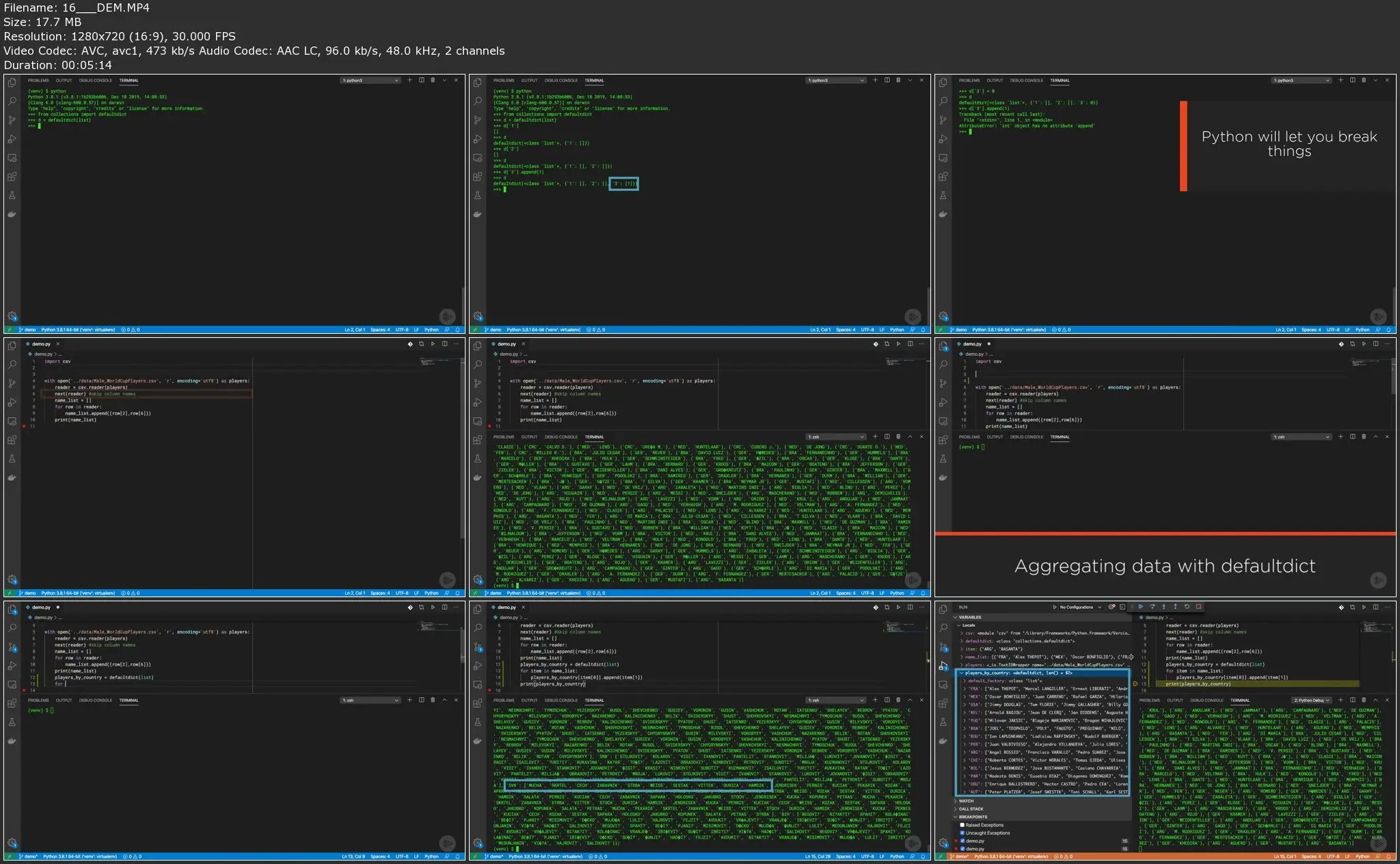 Core Python: Hashing and More Collections / AvaxHome