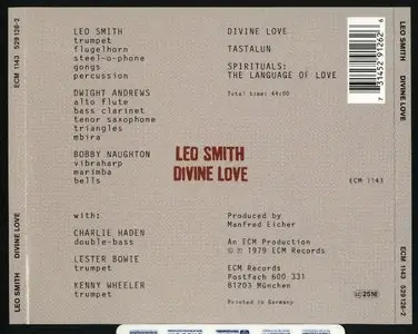 Wadada Leo Smith - Divine Love (1979)