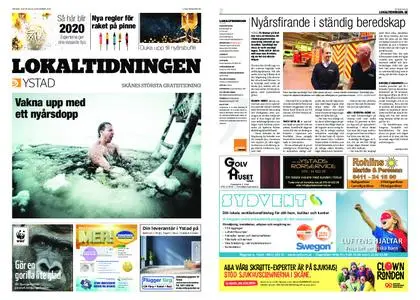 Lokaltidningen Ystad – 28 december 2019