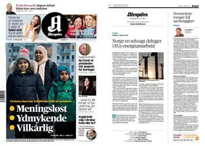 Aftenposten – 27. februar 2018
