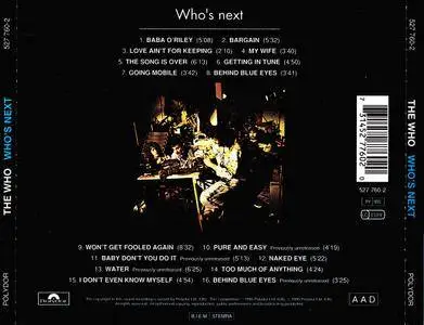 The Who - Who's Next (1971) Expanded Remastered 1995