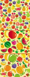 Fruits Seamless Patterns 