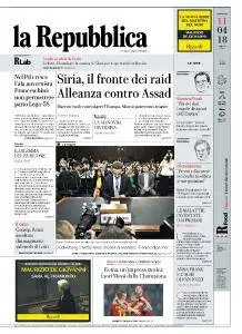 la Repubblica - 11 Aprile 2018