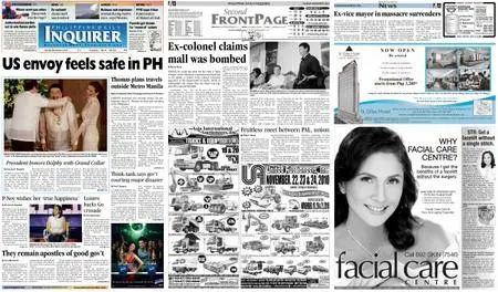 Philippine Daily Inquirer – November 09, 2010