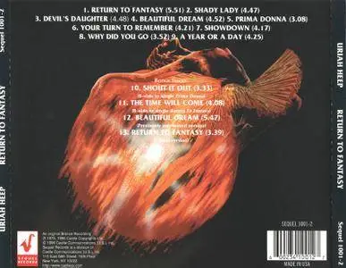 Uriah Heep - Return To Fantasy (1975)