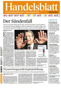 Das Handelsblatt vom 19 Maerz2013