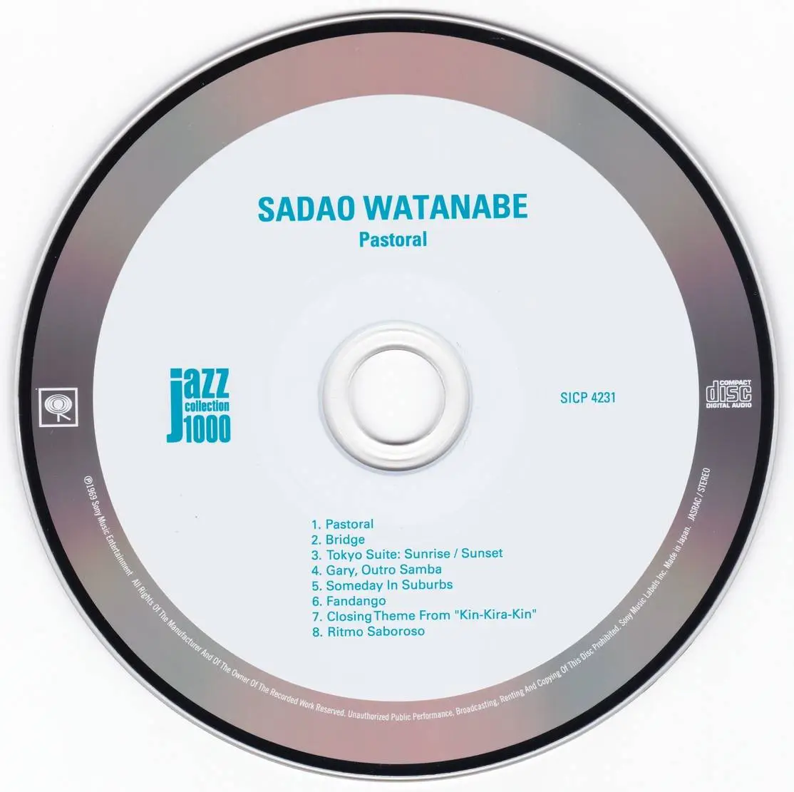 Sadao Watanabe - Pastoral (1969) {2014 Japan Jazz Collection 1000 ...