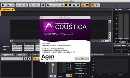 Acon Digital Acoustica Premium 7.2.1 macOS