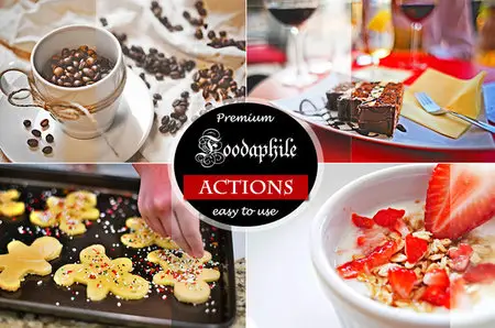 CreativeMarket - Foodaphile 3 - 6 HDR Actions