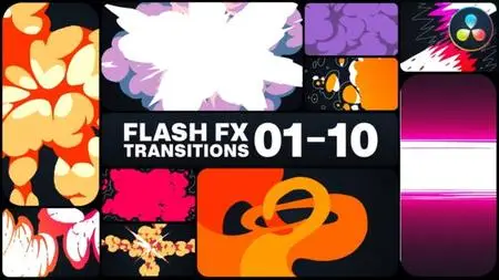 Flash FX Transitions for DaVinci Resolve 51869167