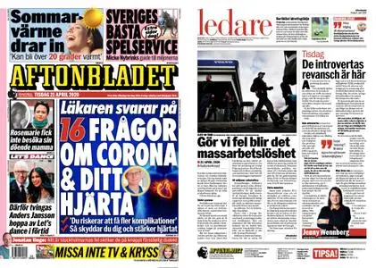 Aftonbladet – 21 april 2020