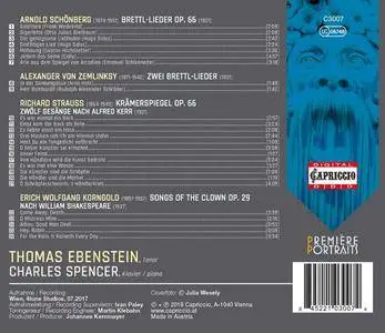 Thomas Ebenstein, Charles Spencer - Lieder Recital (2018)