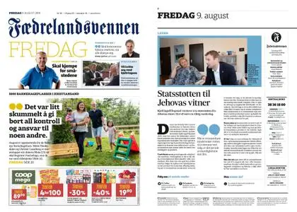 Fædrelandsvennen – 09. august 2019