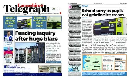 Lancashire Telegraph (Blackburn, Darwen, Hyndburn, Ribble Valley) – May 04, 2021