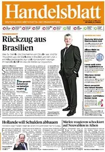 Das Handelsblatt vom 16. Mai 2012