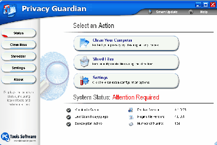 PC Tools Privacy Guardian ver.4.1.0.26