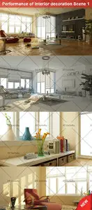 Performance of interior decoration Scene 1 / 10