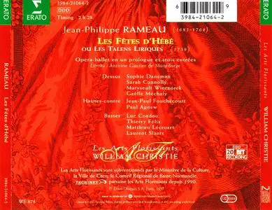 William Christie, Les Arts Florissants - Rameau: Les Fetes d' Hebe (1997)