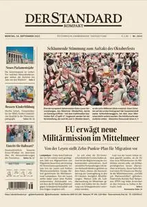 Der Standard Kompakt - 18 September 2023