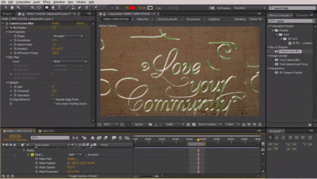 Compositing 3D Text and Live Action with CINEWARE in After Effects and CINEMA 4D
